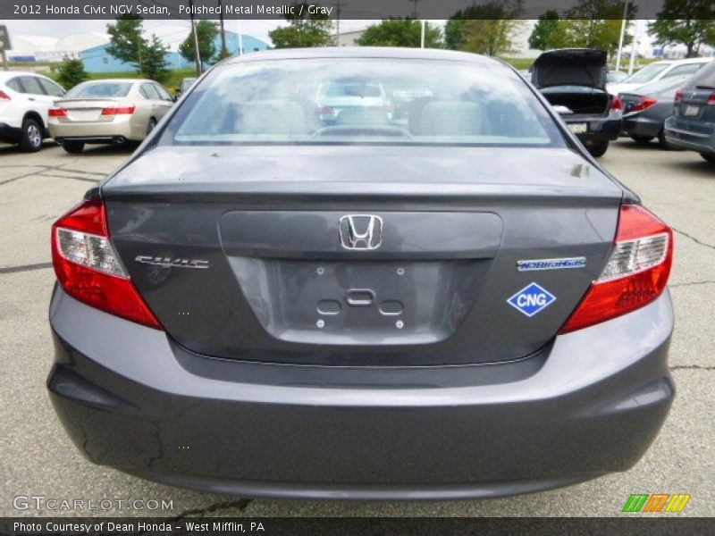 Polished Metal Metallic / Gray 2012 Honda Civic NGV Sedan