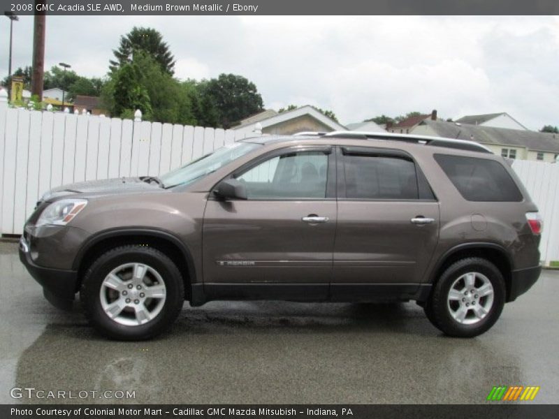 Medium Brown Metallic / Ebony 2008 GMC Acadia SLE AWD