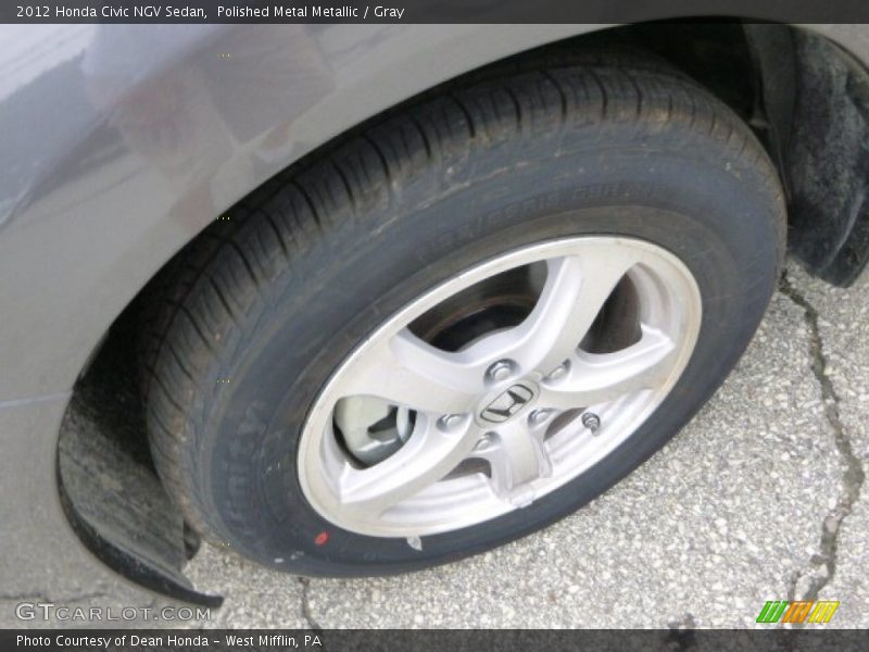 Polished Metal Metallic / Gray 2012 Honda Civic NGV Sedan