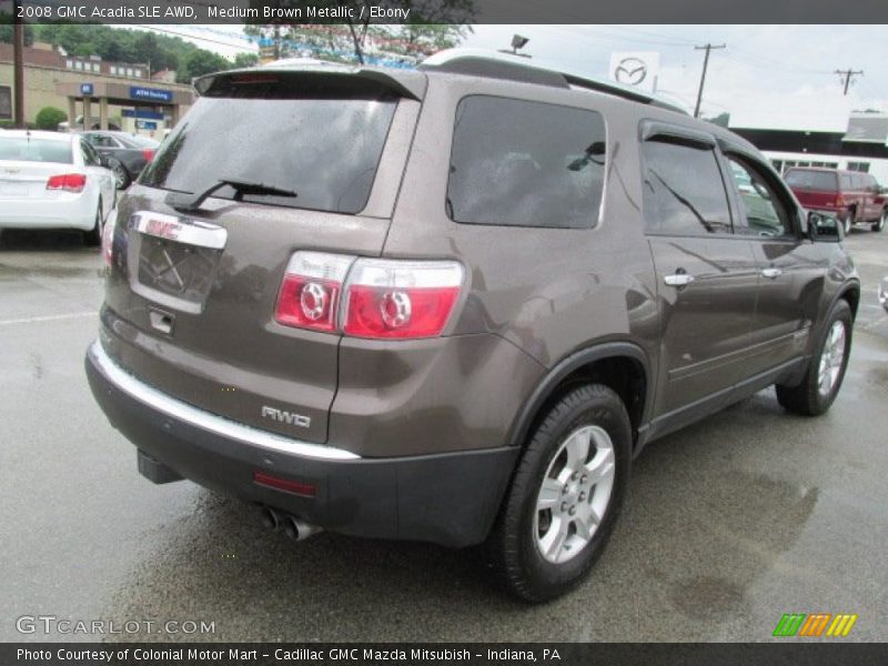 Medium Brown Metallic / Ebony 2008 GMC Acadia SLE AWD