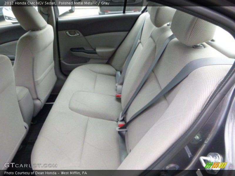 Polished Metal Metallic / Gray 2012 Honda Civic NGV Sedan