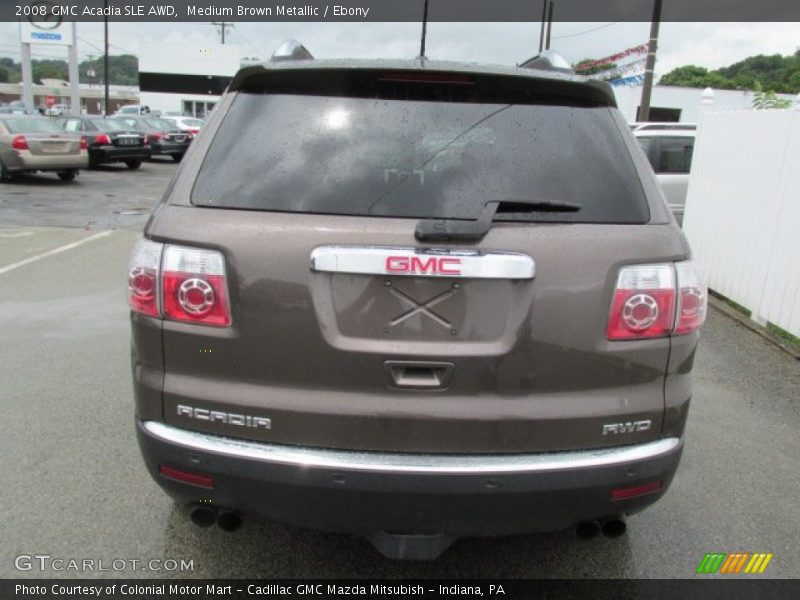 Medium Brown Metallic / Ebony 2008 GMC Acadia SLE AWD