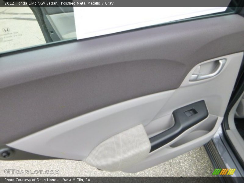 Polished Metal Metallic / Gray 2012 Honda Civic NGV Sedan