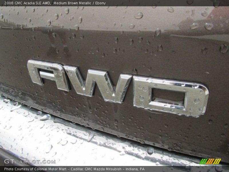 Medium Brown Metallic / Ebony 2008 GMC Acadia SLE AWD