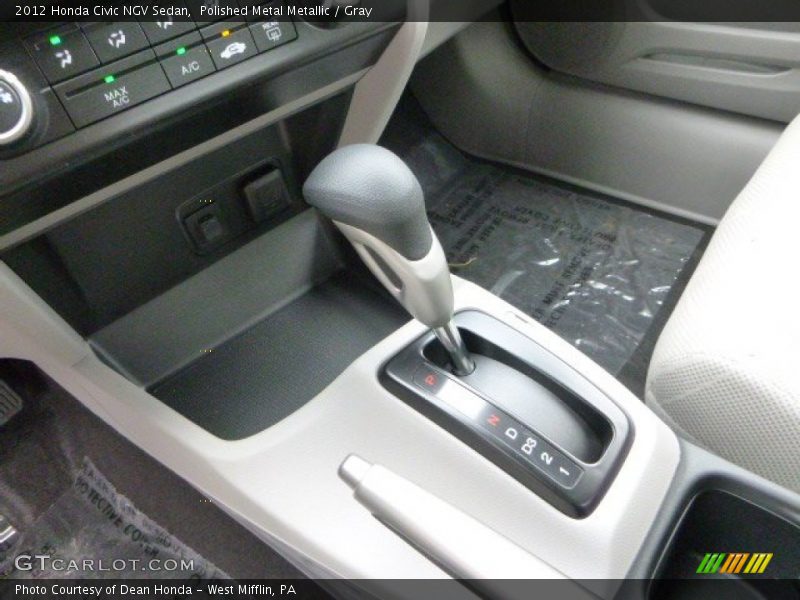 Polished Metal Metallic / Gray 2012 Honda Civic NGV Sedan