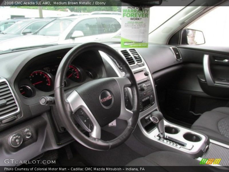 Medium Brown Metallic / Ebony 2008 GMC Acadia SLE AWD