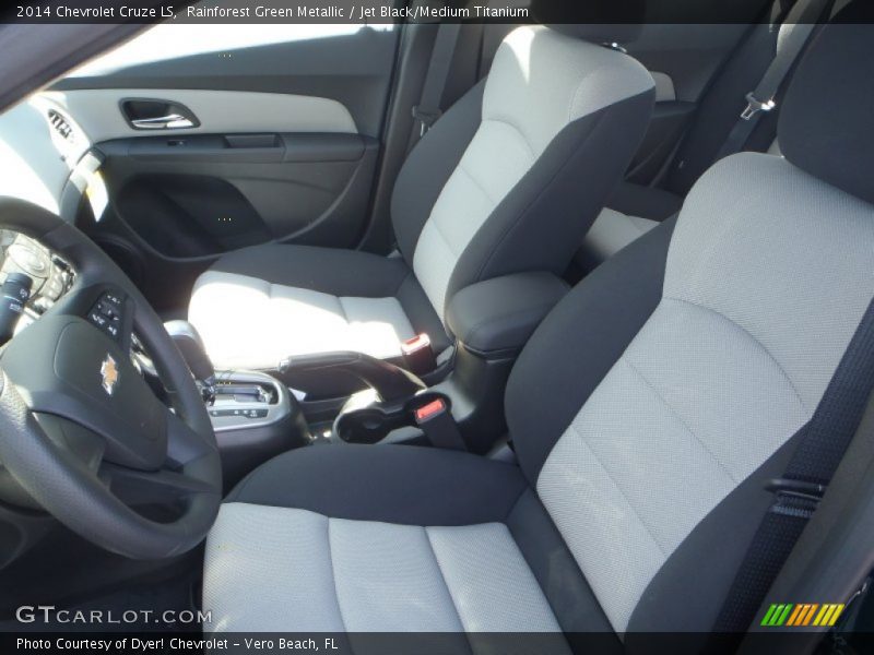 Front Seat of 2014 Cruze LS