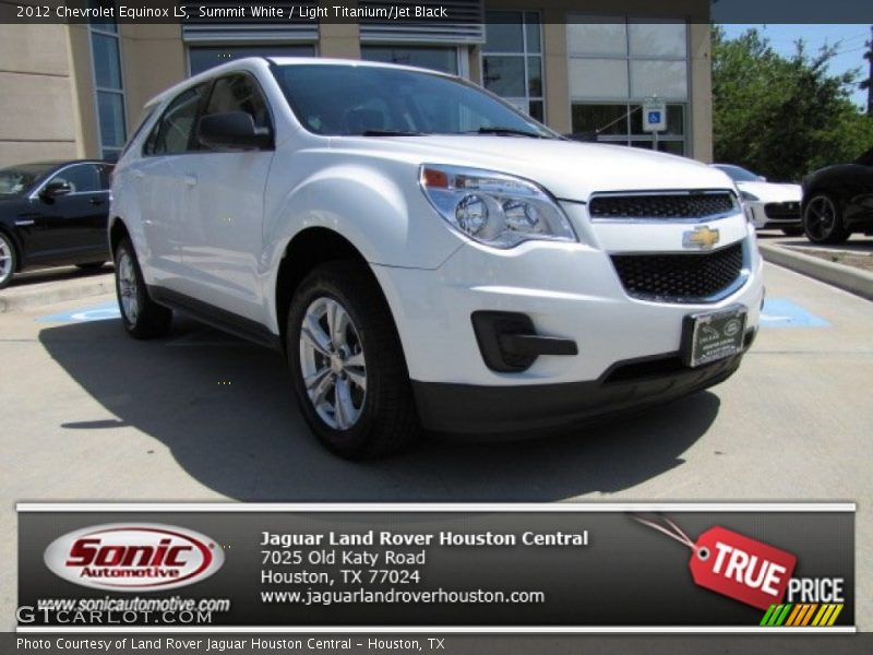 Summit White / Light Titanium/Jet Black 2012 Chevrolet Equinox LS