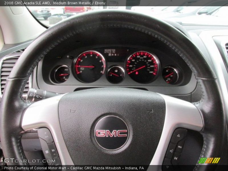 Medium Brown Metallic / Ebony 2008 GMC Acadia SLE AWD