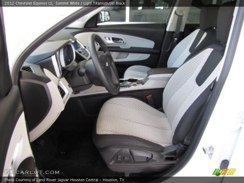 Summit White / Light Titanium/Jet Black 2012 Chevrolet Equinox LS