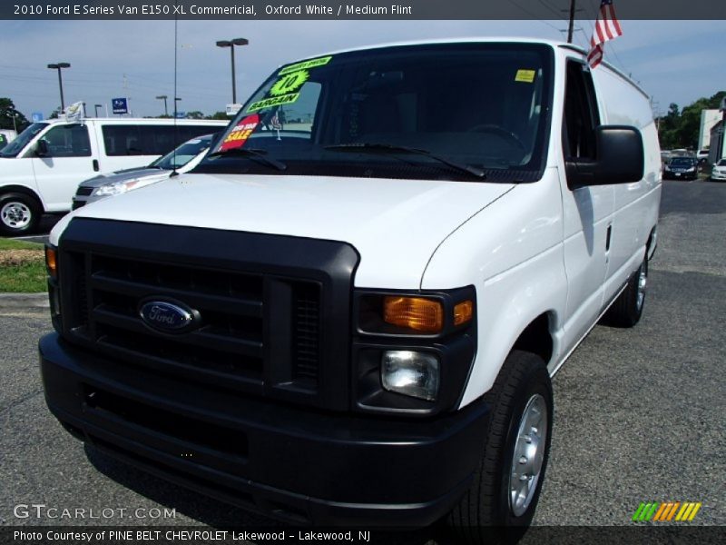 Oxford White / Medium Flint 2010 Ford E Series Van E150 XL Commericial