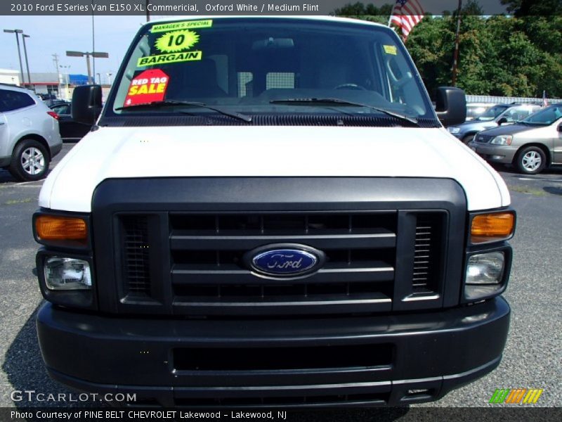 Oxford White / Medium Flint 2010 Ford E Series Van E150 XL Commericial