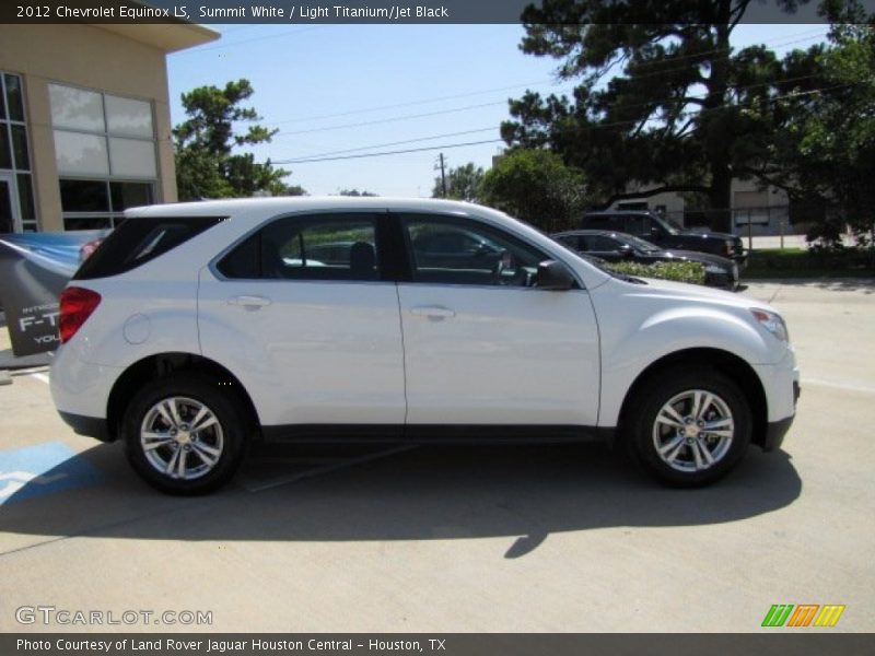 Summit White / Light Titanium/Jet Black 2012 Chevrolet Equinox LS