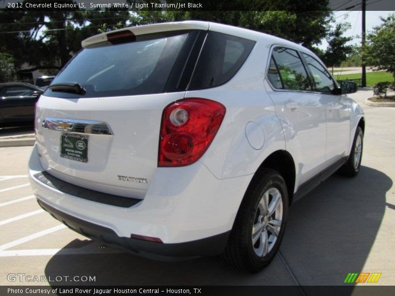 Summit White / Light Titanium/Jet Black 2012 Chevrolet Equinox LS