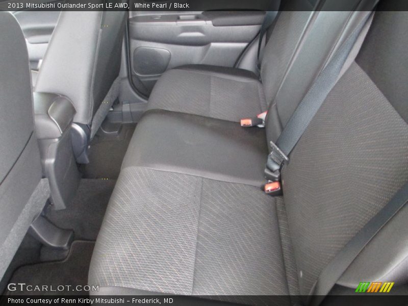 White Pearl / Black 2013 Mitsubishi Outlander Sport LE AWD