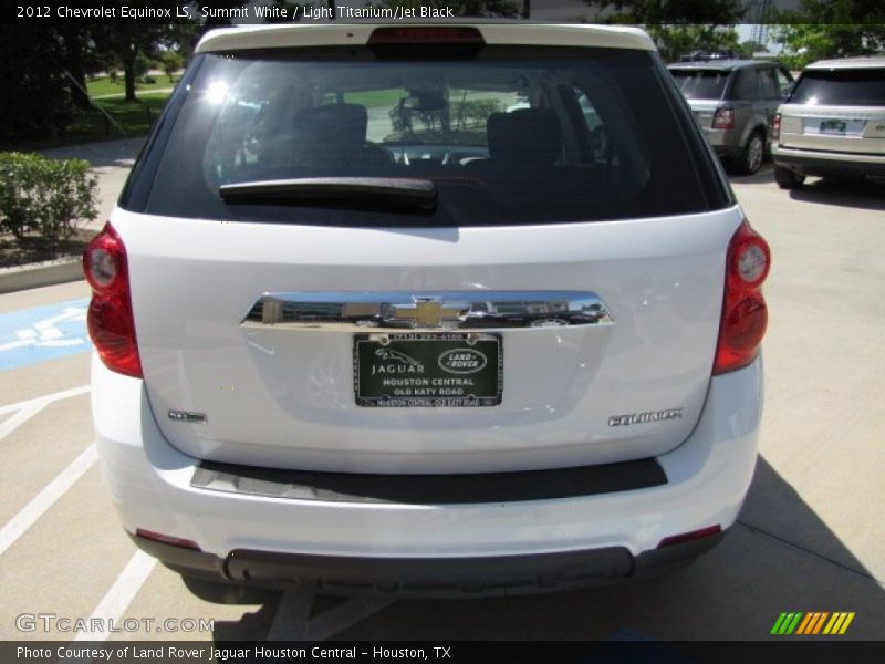 Summit White / Light Titanium/Jet Black 2012 Chevrolet Equinox LS