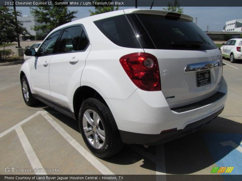 Summit White / Light Titanium/Jet Black 2012 Chevrolet Equinox LS