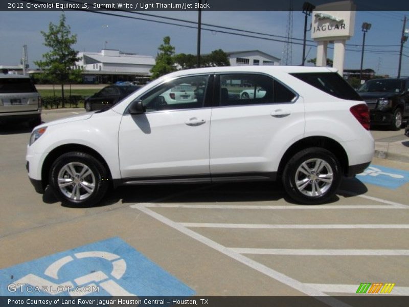 Summit White / Light Titanium/Jet Black 2012 Chevrolet Equinox LS