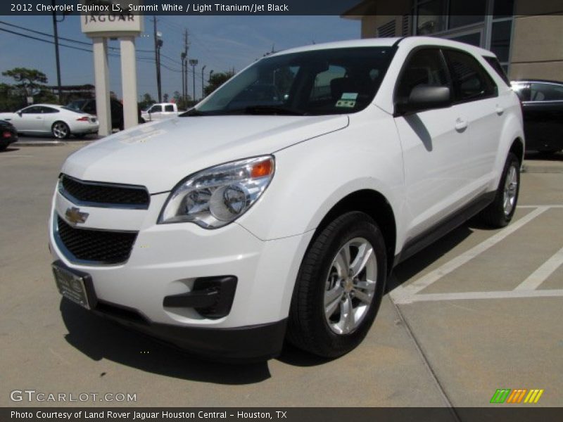 Summit White / Light Titanium/Jet Black 2012 Chevrolet Equinox LS