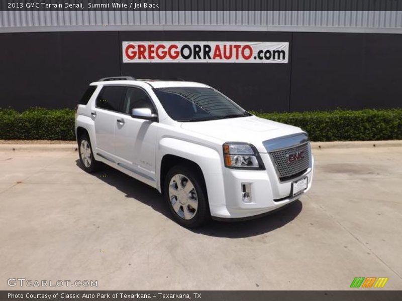 Summit White / Jet Black 2013 GMC Terrain Denali