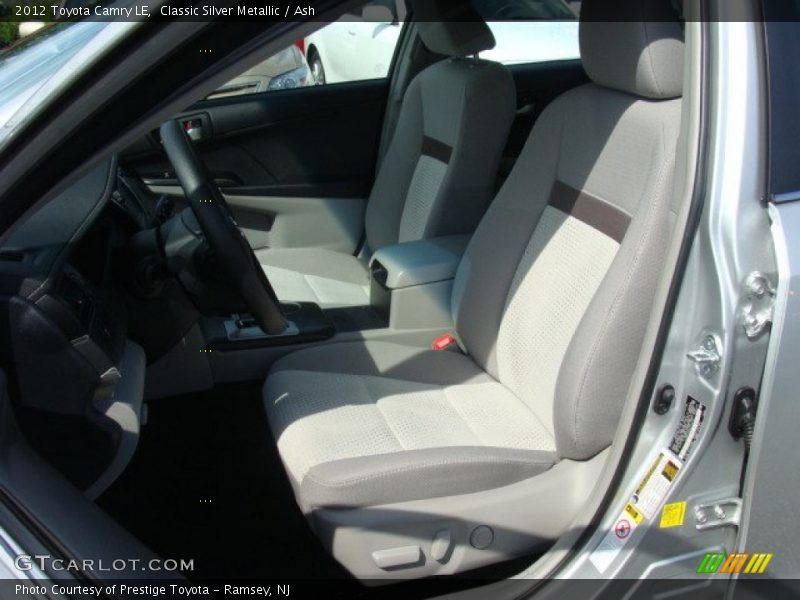 Classic Silver Metallic / Ash 2012 Toyota Camry LE