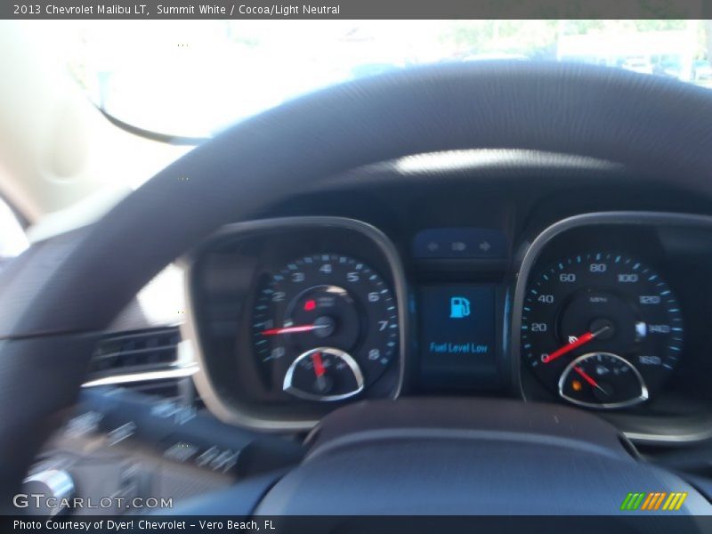 Summit White / Cocoa/Light Neutral 2013 Chevrolet Malibu LT