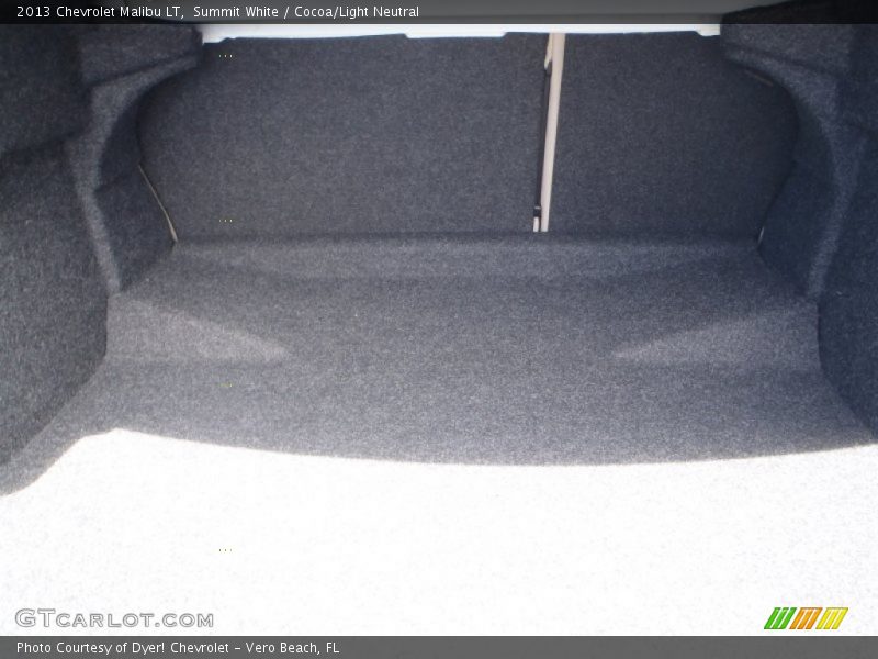 Summit White / Cocoa/Light Neutral 2013 Chevrolet Malibu LT
