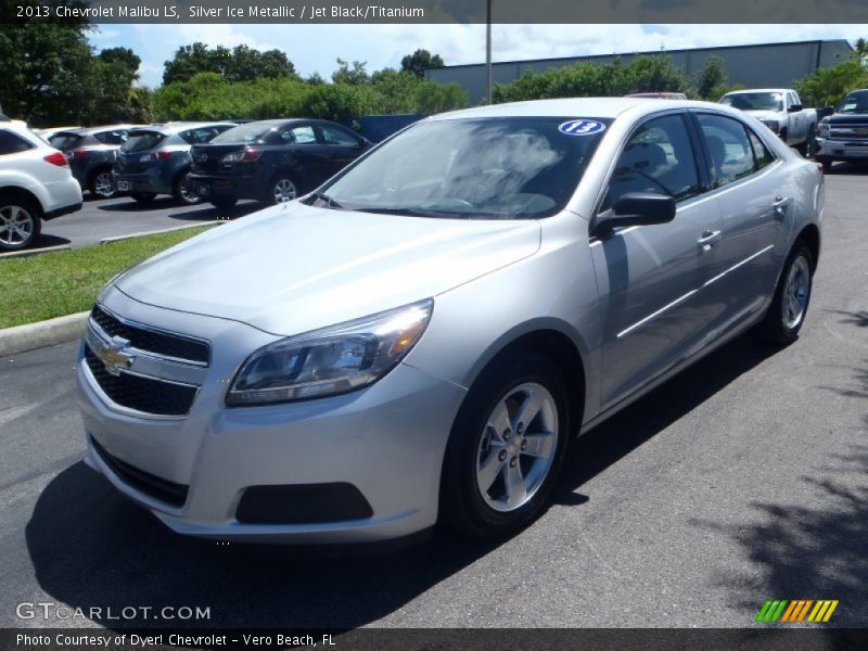 Silver Ice Metallic / Jet Black/Titanium 2013 Chevrolet Malibu LS