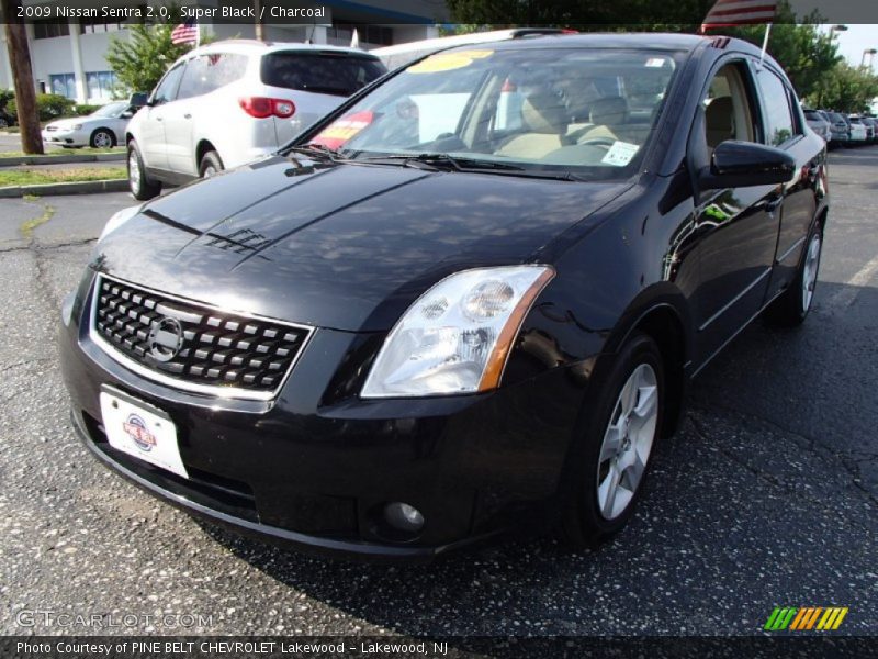 Super Black / Charcoal 2009 Nissan Sentra 2.0