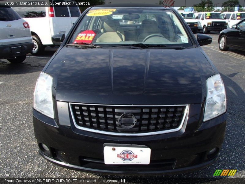 Super Black / Charcoal 2009 Nissan Sentra 2.0