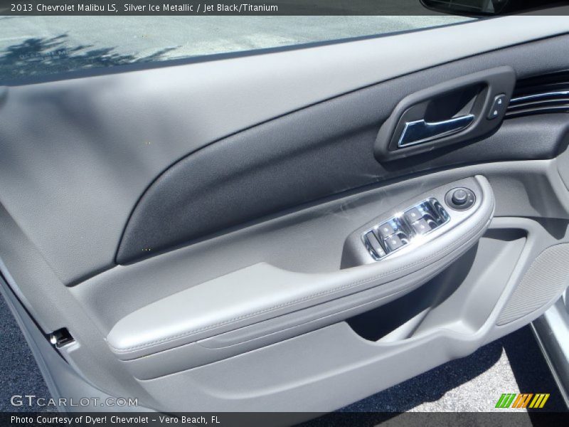 Silver Ice Metallic / Jet Black/Titanium 2013 Chevrolet Malibu LS