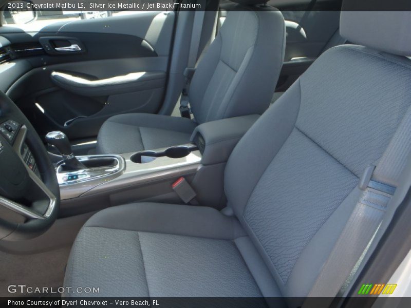Silver Ice Metallic / Jet Black/Titanium 2013 Chevrolet Malibu LS