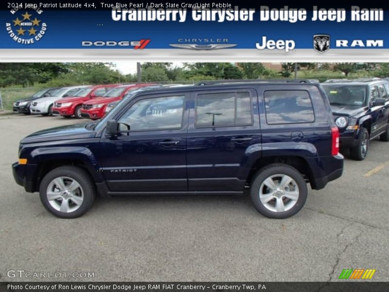 True Blue Pearl / Dark Slate Gray/Light Pebble 2014 Jeep Patriot Latitude 4x4