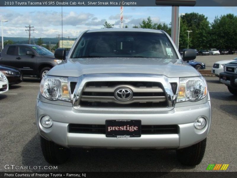 Silver Streak Mica / Graphite 2010 Toyota Tacoma V6 SR5 Double Cab 4x4