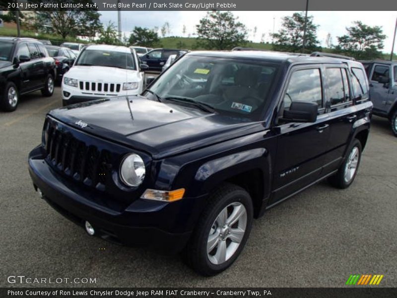 True Blue Pearl / Dark Slate Gray/Light Pebble 2014 Jeep Patriot Latitude 4x4