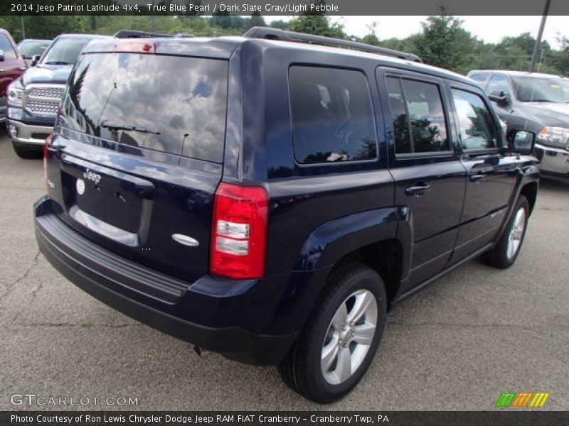True Blue Pearl / Dark Slate Gray/Light Pebble 2014 Jeep Patriot Latitude 4x4