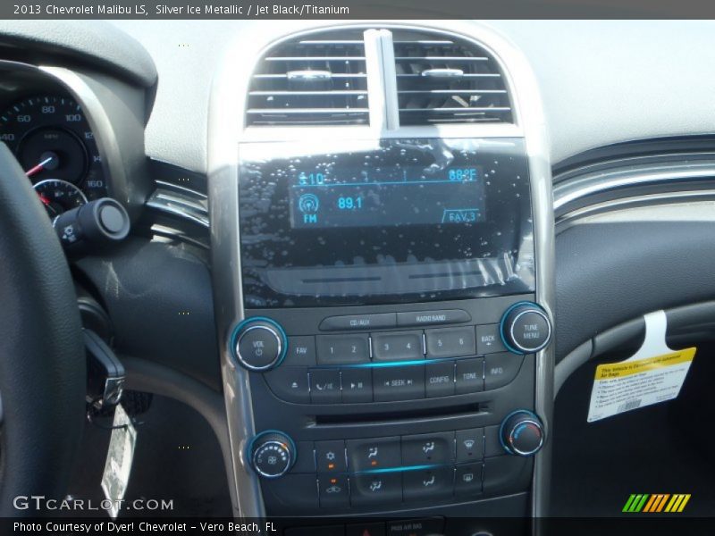 Silver Ice Metallic / Jet Black/Titanium 2013 Chevrolet Malibu LS