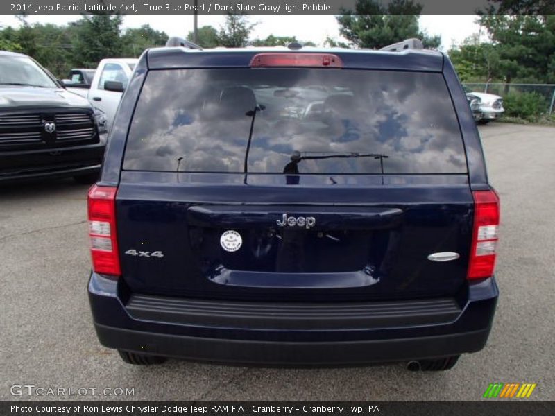 True Blue Pearl / Dark Slate Gray/Light Pebble 2014 Jeep Patriot Latitude 4x4