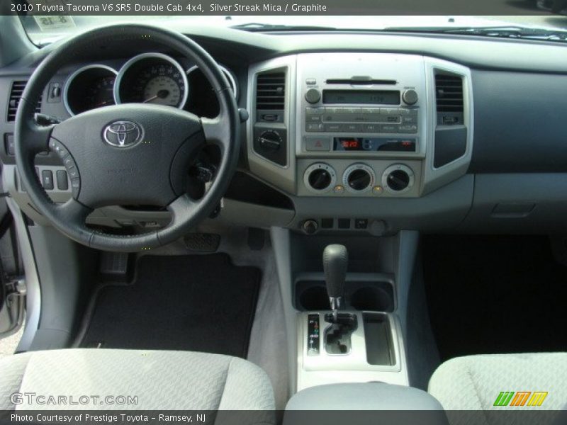 Silver Streak Mica / Graphite 2010 Toyota Tacoma V6 SR5 Double Cab 4x4