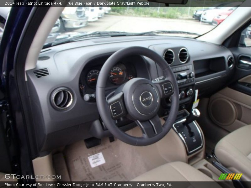 True Blue Pearl / Dark Slate Gray/Light Pebble 2014 Jeep Patriot Latitude 4x4