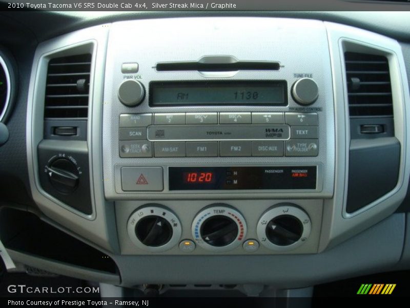 Silver Streak Mica / Graphite 2010 Toyota Tacoma V6 SR5 Double Cab 4x4