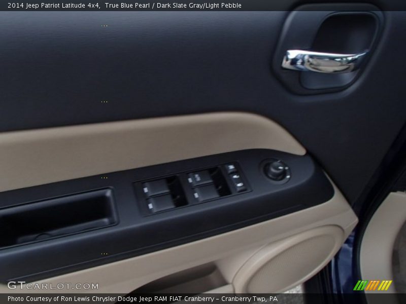 True Blue Pearl / Dark Slate Gray/Light Pebble 2014 Jeep Patriot Latitude 4x4