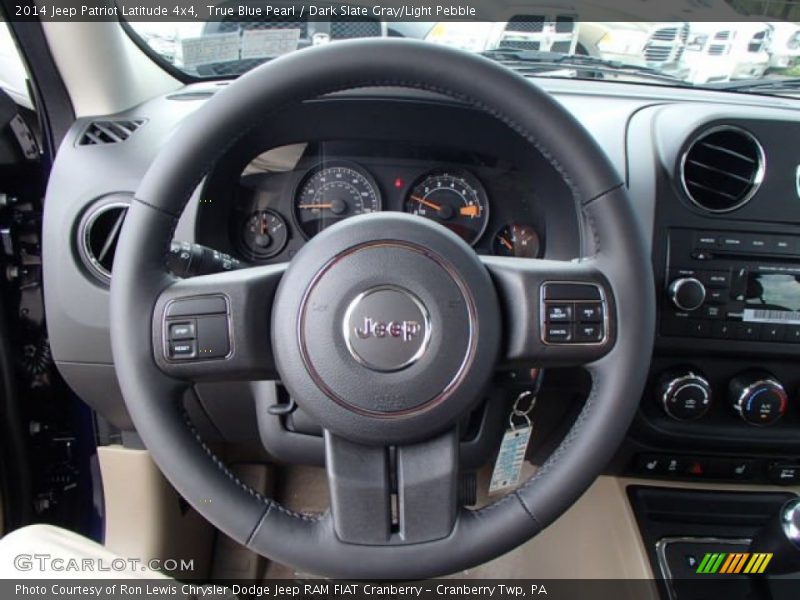 True Blue Pearl / Dark Slate Gray/Light Pebble 2014 Jeep Patriot Latitude 4x4