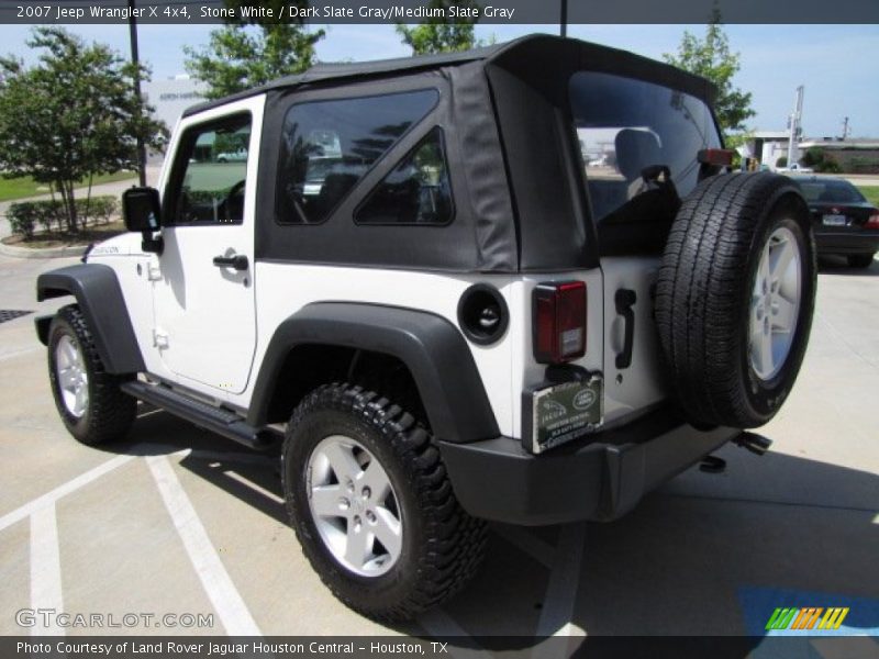 Stone White / Dark Slate Gray/Medium Slate Gray 2007 Jeep Wrangler X 4x4