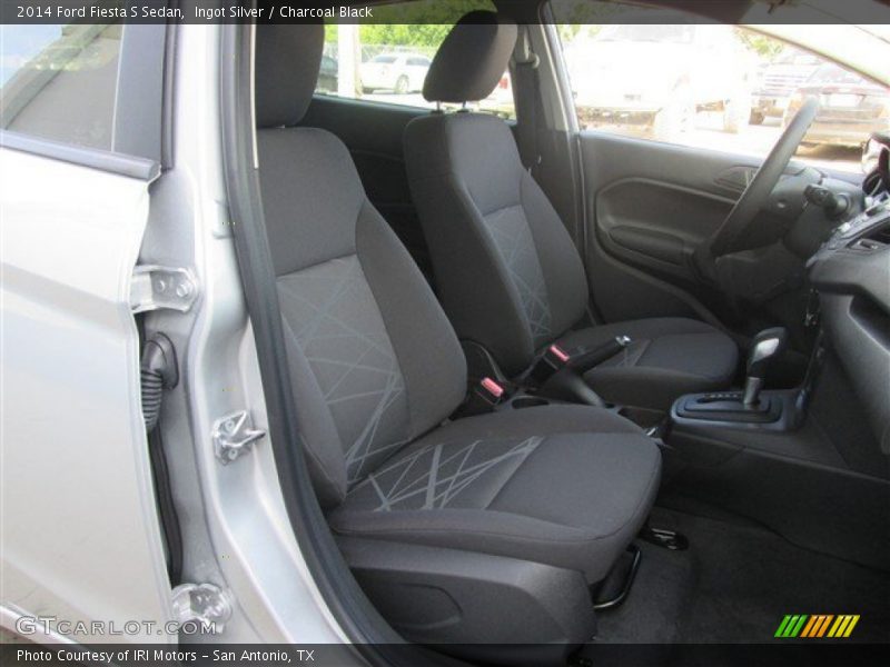 Front Seat of 2014 Fiesta S Sedan