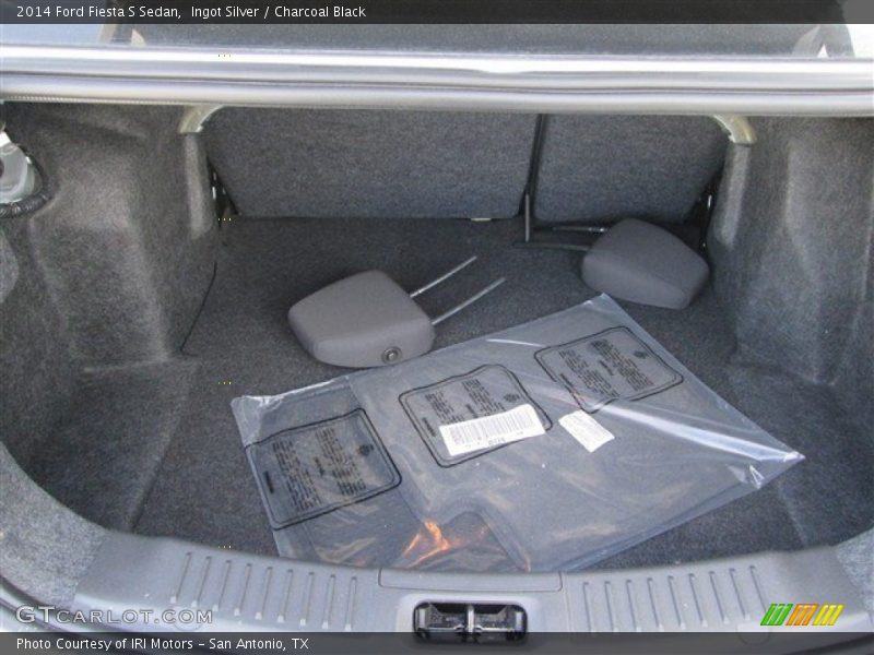  2014 Fiesta S Sedan Trunk