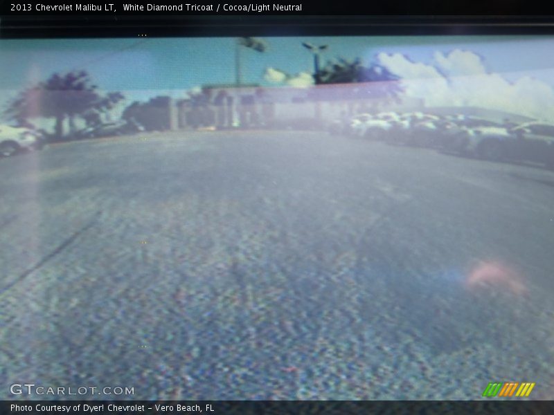 White Diamond Tricoat / Cocoa/Light Neutral 2013 Chevrolet Malibu LT