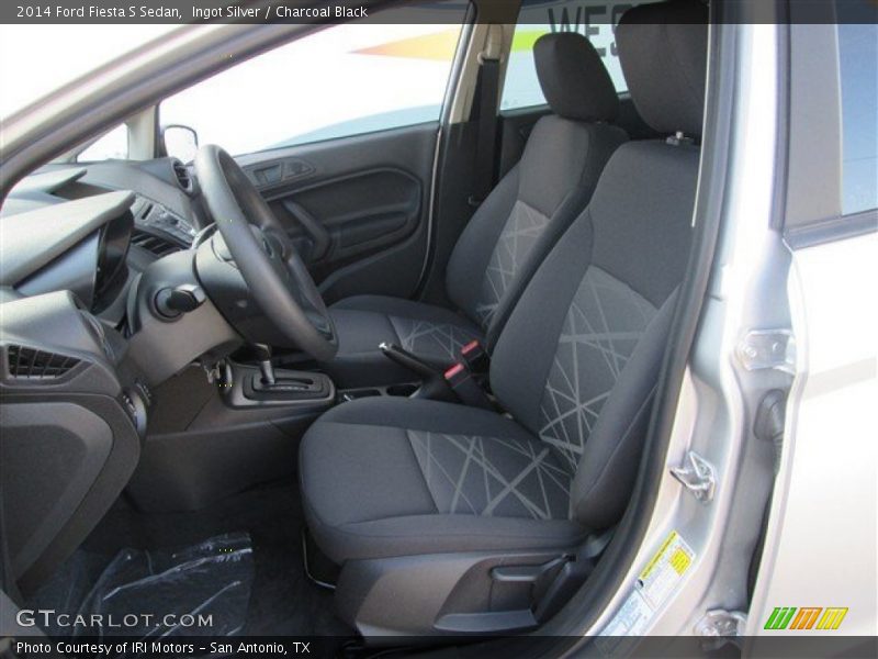Front Seat of 2014 Fiesta S Sedan