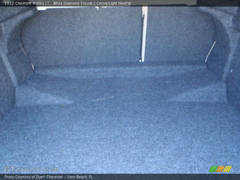White Diamond Tricoat / Cocoa/Light Neutral 2013 Chevrolet Malibu LT