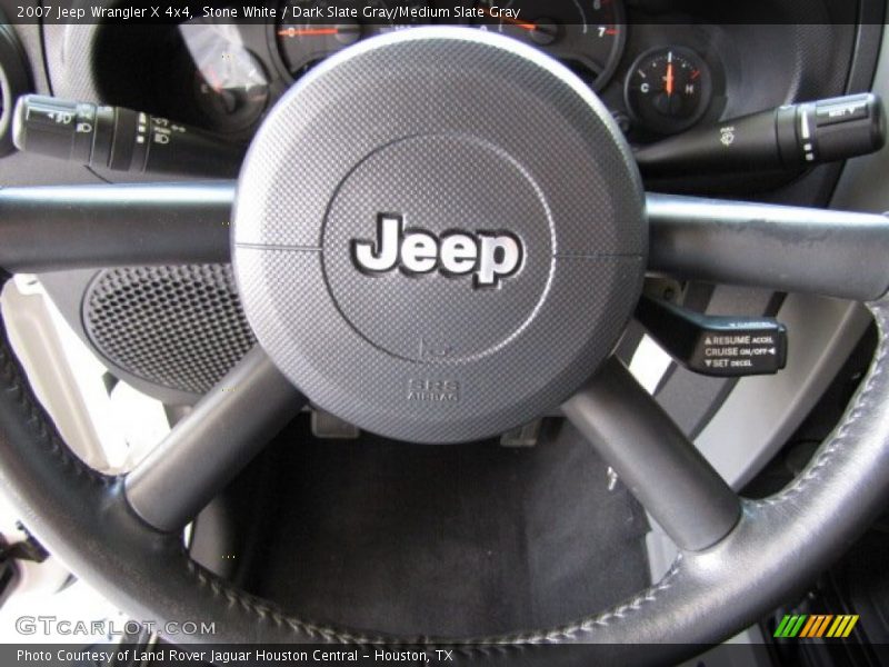 Stone White / Dark Slate Gray/Medium Slate Gray 2007 Jeep Wrangler X 4x4